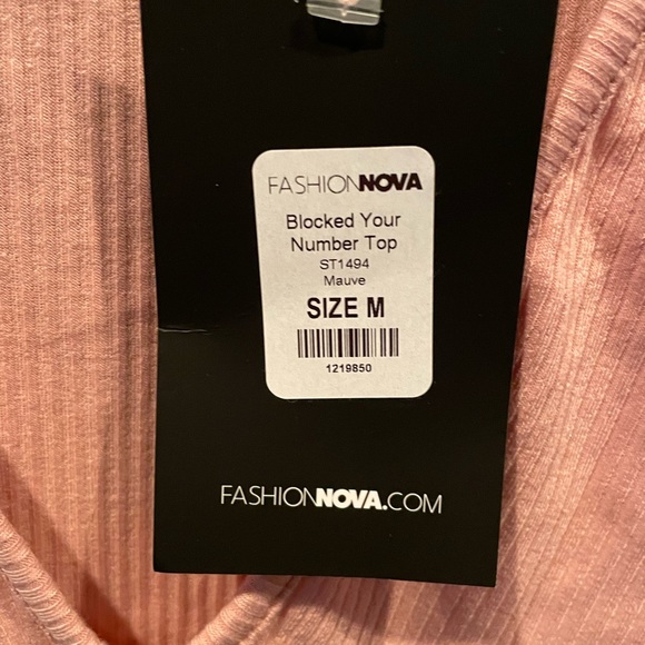 **BRAND NEW!!** Fashion Nova: “Blocked your number top”/Size: M - Picture 6 of 6